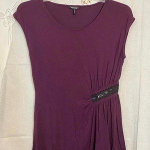 Size S Daisy Fuentes Purple and Black Tank